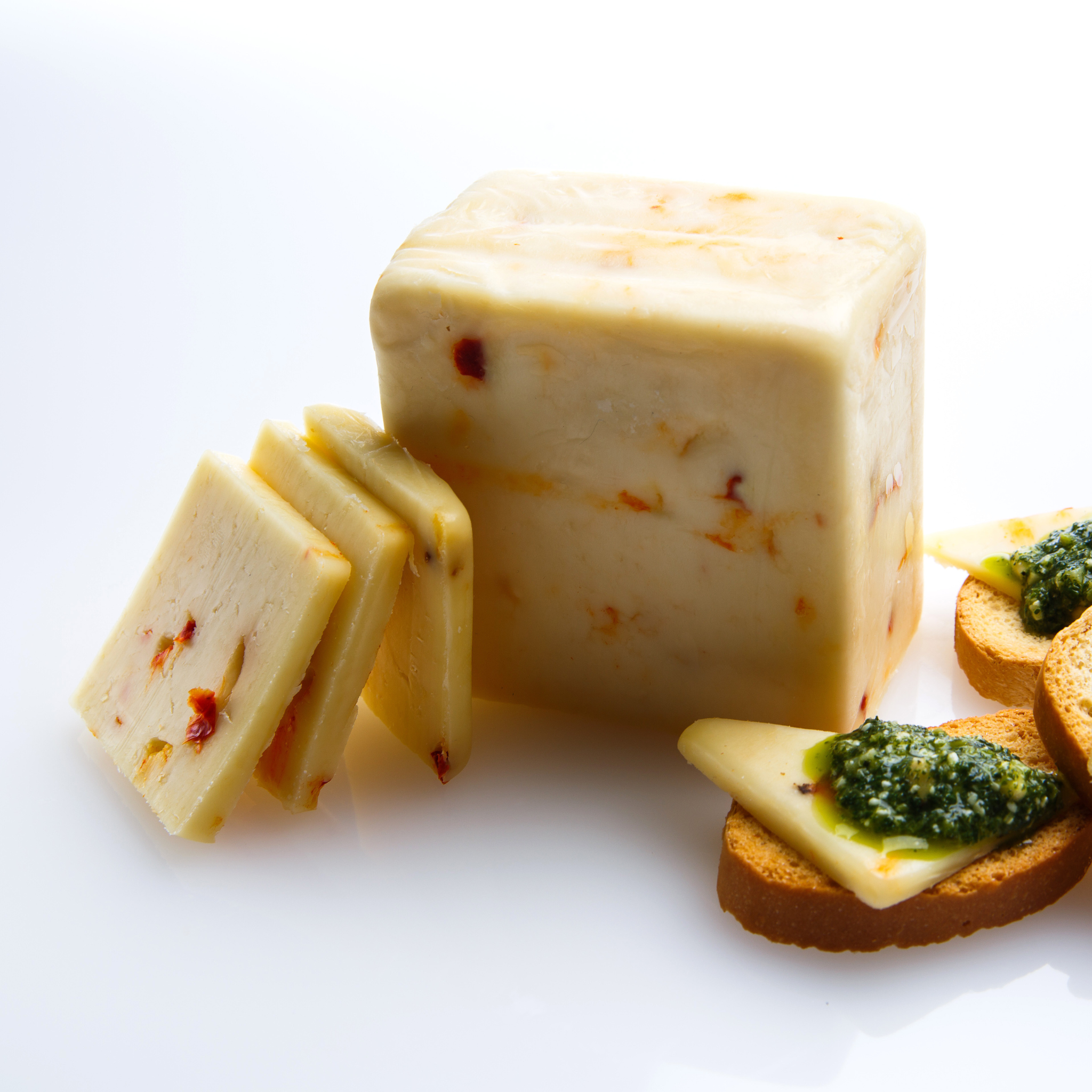 Farmers Cheese With Roasted Red Pepper, Renard's Cheese